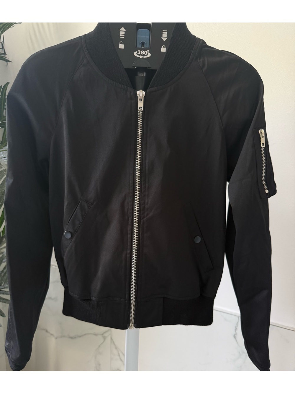 Dance & Marvel Black Women's Bomber Jacket